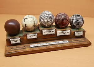 Pisapapeles de escritorio The Development of Golf Ball History 1590-1900 - Imagen 1 de 9