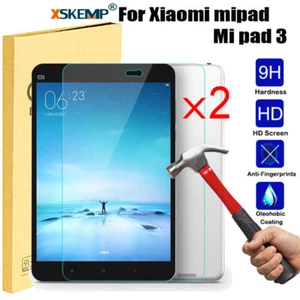 Pack de 2 protectores de pantalla de cristal templado para Xiaomi mi Pad 2 3 - Imagen 1 de 14