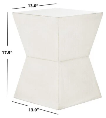 Mesa de acento superior cuadrada curva Safavieh, precio reducido 2172726505 AMH6618C Foto 1 de 4