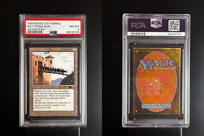 BATTERING RAM MTG Magic The Gathering Antiquities PSA 8 - Image 1 of 3