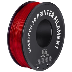 Geeetech 3D Printer Filament TPU Transparent Red 1.75mm 1KG/roll Consumables US - Picture 1 of 6