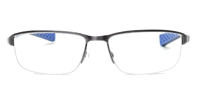 NIKE 8098 078 SATINADO NEGRO AZUL GAFAS GAFAS GAFAS MARCOS 56-16-140 Foto 1 de 4