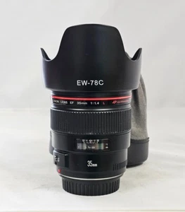 #Canon EF 35mm f/1.4 L USM Lens  (35mm 1.4)   UZ CODE-(S/N 137609 ) - Picture 1 of 5