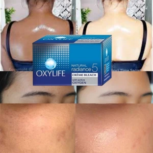 New Dark Skin Oxy- Life Bleaching Cream Whitening Lightening Brightening 24g - Picture 1 of 7