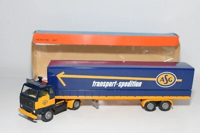 CAMION A82 1:50 TEKNO 427 VOLVO F89 F 89 CON RIMORCHIO ASG TRANSPORT NMIB - Immagine 1 di 4