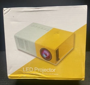 NEW (NIB) NSI YG300 Portable 1080P LED Projector - Blue/White - Picture 1 of 10
