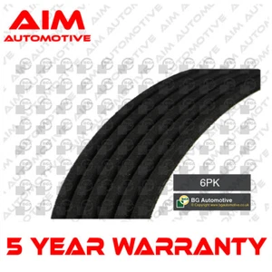 Alternator Belt Aim Fits Jeep Cherokee 2001-2008 2.5 CRD 2.8 K05072437AC - Picture 1 of 3