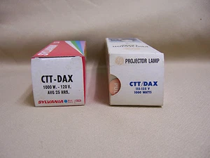 4 pcs Vintage CTT-DAX CTT/DAX 1000W 120 V Projection Bulb Projector Lamp GE sylv - Picture 1 of 7
