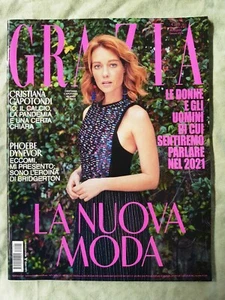 2020 ALD328 FASHION MAGAZINE GRACE 3 CHRISTIAN HOODS PHOEBE DYNEVOR FASHION - Picture 1 of 12
