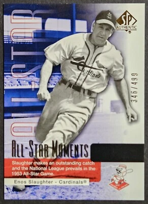 2004 SP Authentic All-Star Moments #140 Enos Slaughter /499 St. Louis Cardinals - Image 1 of 2