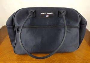 Polo Sport Ralph Lauren Navy Blue Fragrances Bag Purse Tote Pouch Travel USA - Picture 1 of 12