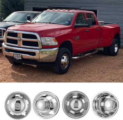 4pcs 17" Wheel Simulators 8 Lug 5 Holes Cover Hupcaps for 03-19 Dodge Ram 3500 - Image 1 of 4