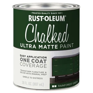 Rust-Oleum 391445 Chalked Ultra Matte Interior Paint Rainforest 30 oz - Picture 1 of 1