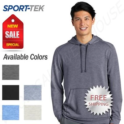 Pullover con capucha Sport-Tek para hombre PosiCharge triple mezcla absorbente polar ST296 Foto 1 de 3
