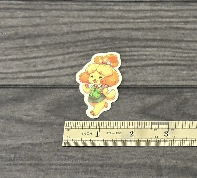 Animal Crossing | Isabelle Furry Sticker Decal | Great For Bottles, Laptops etc - Image 1 of 4