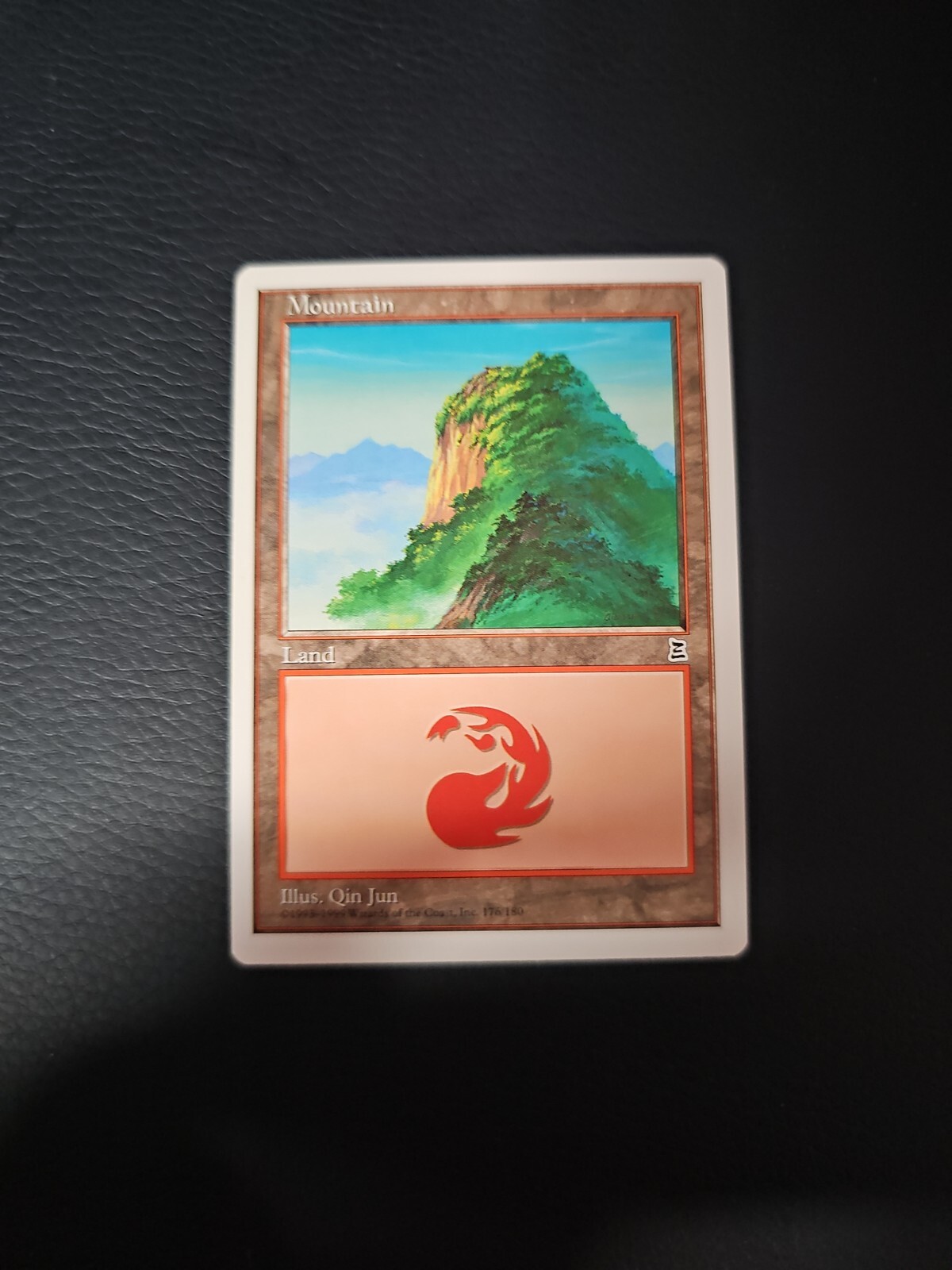 MTG English Portal Three Kingdoms Basic Land Mountain (176) NM P3K Magic Card