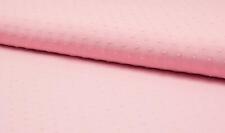 Cotton DOBBY Dressmaking Fabric Craft Material - ROSE