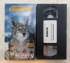 VHS: Howling For Coyotes: Ed Sceery: calling hunting predator - Picture 1 of 1