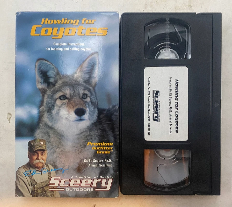 VHS: Howling For Coyotes: Ed Sceery: calling hunting predator - Image 1 of 1