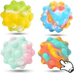 4Pcs Decompression Ball Popit Fidget Toys Squeeze Toy Gifts Stress Relief Kids - Picture 1 of 7