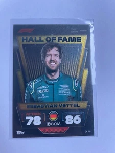 2022 F1 Topps Turbo Attax Sebastian Vettel Hall Of Fame EX18 - Picture 1 of 2