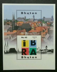 [SJ] Bhutan IBRA '99 Nuremberg 1999 (miniature sheet) MNH - Picture 1 of 5