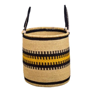 Laundry Basket,Rattan Laundry Basket, Basket,Woven Strange Basket,Bolga Basket - Picture 1 of 2