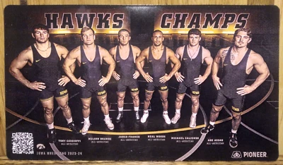 Iowa Hawkeyes Wrestling Temporada 2023-2024 Calendario Magnético Foto 1 de 2
