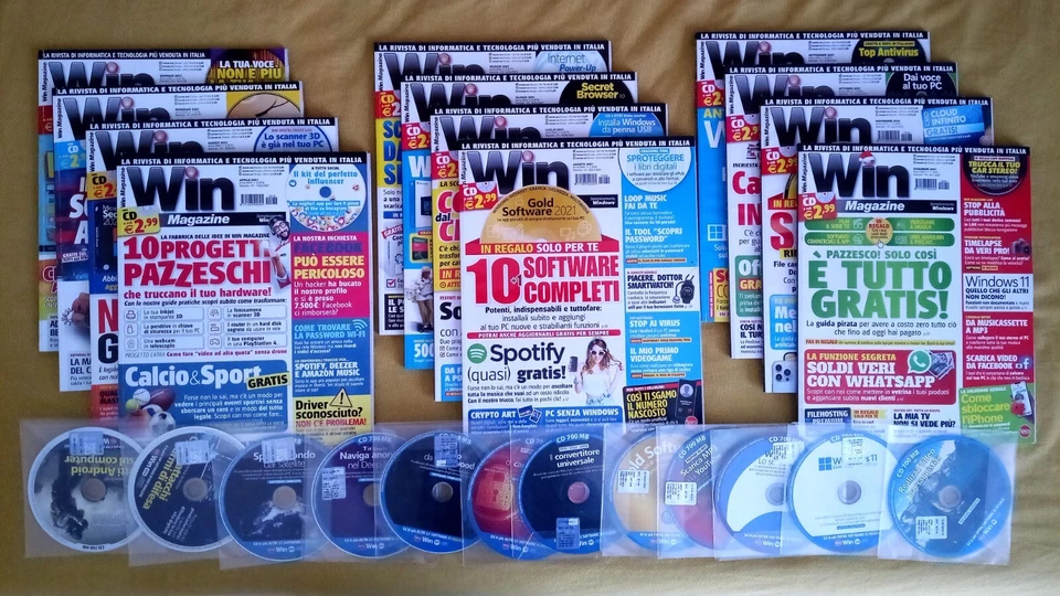 Raccolta completa anno 2021 della rivista Win Magazine - Immagine 1 di 1