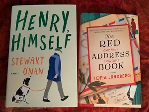 Sale! 2 HCs 2019: HENRY HIMSELF by O'Nan (New) + THE RED ADDRESS BOOK (like new - Foto 1 di 4