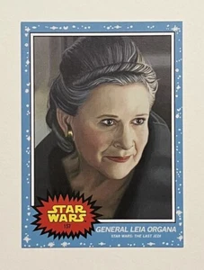 2020 Topps Star Wars Living Set Card #157 General Leia Organa PR 1,740 Last Jedi - Bild 1 von 3
