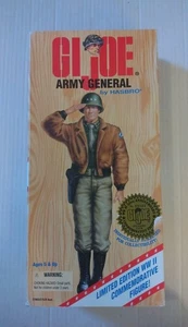 GI JOE, 12” ARMY GENERAL, WWII 50th ANNIVERSARY, LIMITED EDITION, 1996, HASBRO - Picture 1 of 8