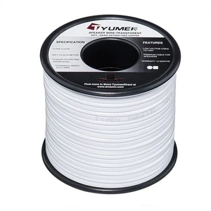 18 AWG Gauge 2 Conductor Stranded 40 FT Roll Speaker Zip Wire Car Home Audio ... - Picture 1 of 6