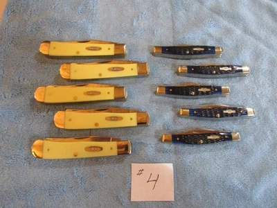 (LOT-10) "U.S.A.-CASE-XX-KNIVES" ASSORTED KNIVES NEW NO BOX (SEE-DESC....) - Image 1 of 3
