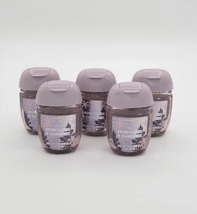 Bath & Body Works Snowflakes & Cashmere Pocketbac Gel Sanitizers 1 oz New 5 Pack - Picture 1 of 3