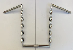 VINTAGE LOWRIDER 15" RISE FLAT TWISTED FAHRRADLENKER 25,4 MM CHROM. - Bild 1 von 11