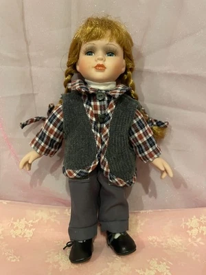 Vintage Collectible Memories Genuine Porcelain Doll Kara 12'' - Image 1 of 4