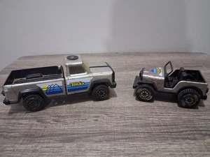 Vintage 1979 Matching Tonka Jeep And Truck - Picture 1 of 11