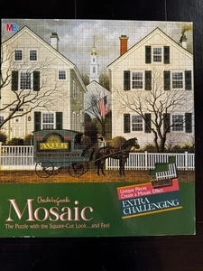 MB Milton B 1988 Puzzle Charles Wysocki MOSIAC Square Cut Jacob Amherst Dove - Picture 1 of 4