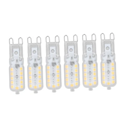 ▱110-140V 6pcs G9 LED Bulb 5W Transparent Cover 22LED Dimmable G9 Light Bulb SG - Image 1 of 4