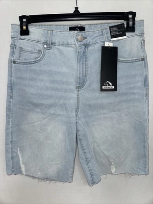 NUEVO Pantalones Cortos Jordache Para Mujer Talla 6 Bermudas Relajadas Lavado Ligero Denim Shorts  Foto 1 de 4
