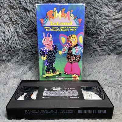 Rimbas Island: Lost And Found VHS Tape 1994 Dic Toon-time Video Sing Dance Rare - Image 1 of 4