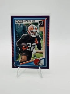 2025 Donruss Football Dylan Sampson Rated Rookie RC #389 Purple Press Proof - Picture 1 of 2