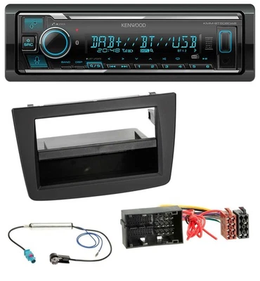 Kenwood Bluetooth MP3 DAB USB Autoradio für Alfa Romeo Mito 955 ab 14 schwarz - Bild 1 von 4