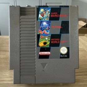 Super Mario Bros/Tetris/Nintendo World Cup Nintendo NES Cartridge PAL 