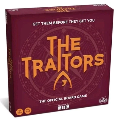 The Traitors BBC Official Board Game Goliath New & Sealed  12+ Free UK Delivery - Image 1 of 4