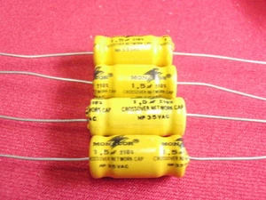 KONDENSATOR ELKO 1,5µF 35VAC  MONACOR   4x       18194 - Picture 1 of 1