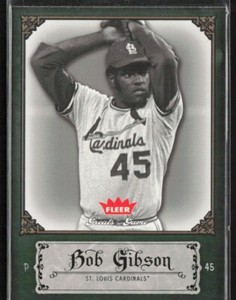 2006 Fleer Greats of the Game #12 Bob Gibson St. Louis Cardinals