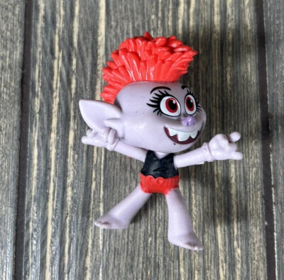 Trolls World Tour Muñeca BARB Figura DreamWorks Coleccionable 3” Juguete Plástico para el Pelo Foto 1 de 2