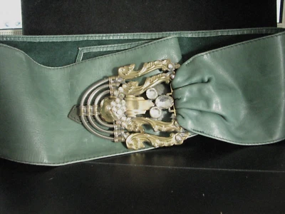 Vintage Goddess belt Signed Sissi # 66 leather belt Rare" Foto 1 de 4